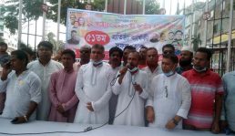 আশুলিয়ায় শ্রমিক লীগের প্রতিষ্ঠাবার্ষিকী উপলক্ষে আনন্দ র‍্যালি